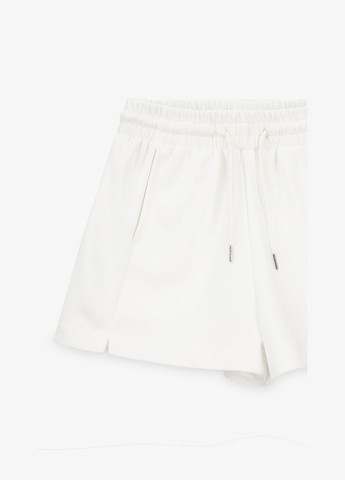 Шорты трикотажные однотонные женские 2330 Белый shop (2000991047365) No Brand Шорти трикотажні (362745331)