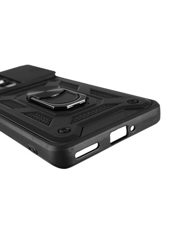 Чохол для Ace 2 5G броньований з кільцем зі шторкою на камеру на ванплас ейс 2 5г чорний rg1 OnePlus (366021142)