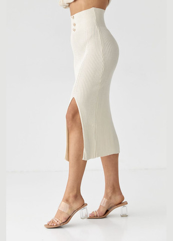 Трикотажна спідниця міді з розрізами Liton (297057620)