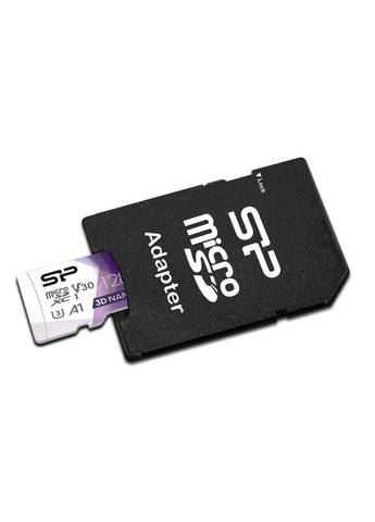 Карта памяти MicroSDXC 128 Гбайт U3 A1 V30 Superior Colorful Silicon Power (285719565)