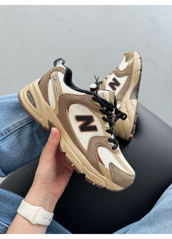 КРОСІВКИ ЖІНОЧІ NEW BALANCE 530 BROWN / BEIGE НЬЮ БЕЛАНС 530 No Brand бежеві демісезони (369389107)