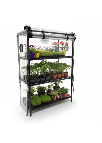 3х рівневий пророщувач Fogel для квітів, розсади, мікрозелені з автоматичним зволожувачем BIOM Metaplant (364488133)