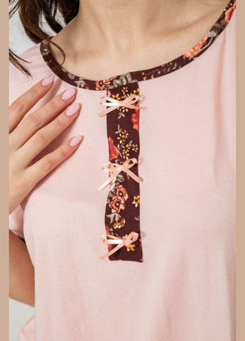 Персиковая всесезон пижама женская с принтом,, 243r1602-005 Isik