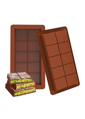 Силиконовая форма для дубайского шоколада "Profi Mold", форма для большой плитки шоколада China (366874364)