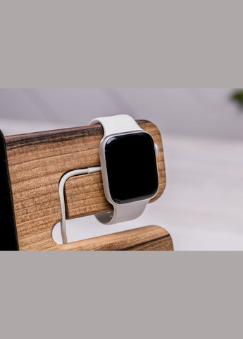 Органайзер для двух iPhone и часов Apple «Double iBook iWatch» Подарок для семейной пары любителей Apple EcoWalnut (293850364)