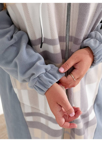 Светло-серый демисезонный кардиган No Brand