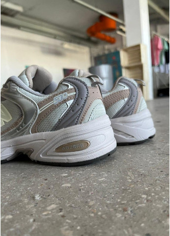 КРОССОВКИ ЖЕНСКИЕ NEW BALANCE 530 BEIGE BROWN OLIVE НЬЮ БЕЛАНС 530 No Brand бежевые демисезоны (367173439)