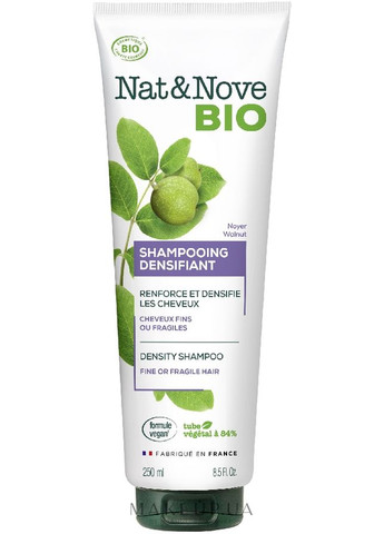 Шампунь для тонкого пошкодженого волосся "Грецький горіх" Nat&Nove BIO 250ml (569907-31163558) Eugene Perma (368638608)