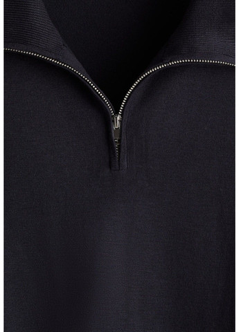 Темно-синій демісезонний чоловічий светр тонкої в'язки regular fit (58513) m темно-синій H&M