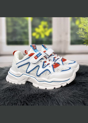 Белые демисезонные кроссовки детские для девочки С.Луч