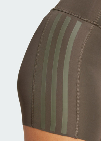 Зеленые демисезонные шорты optime 4-inch raw-cut-hem adidas