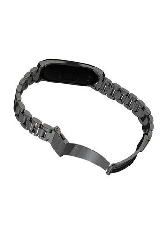 Металлический ремешок Mijobs для фитнес-браслета Xiaomi Mi Band 5 - Black Primo (266341184)