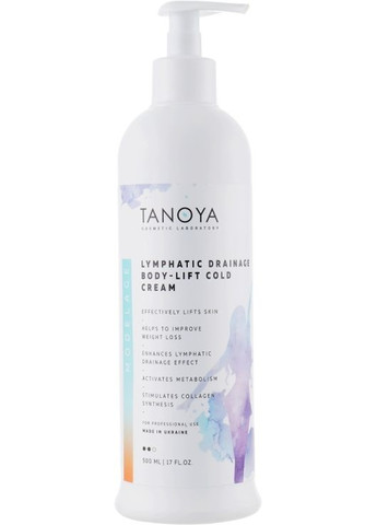 Антицелюлітний крем з охолоджуючим ефектом Моделяж 500ml (69315-20444) Tanoya (368610497)