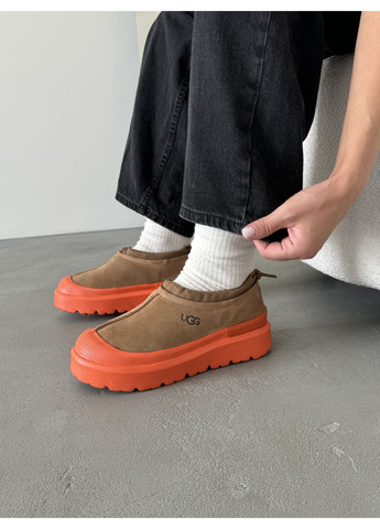 Оранжевые демисезонные кроссовки мужские и женские UGG Tasman Hybrid Chestnut Orange | Угі Тасман Гібрид