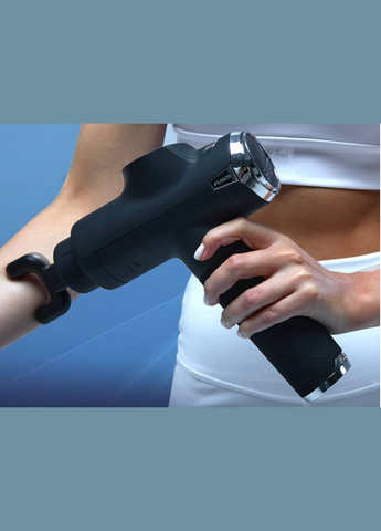 Профессиональный ударный перкуссионный массажер Fusion Black Pro (черный) для тела. Booster (341320087)