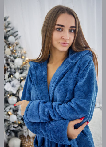 Халат махровий жіночий довгий, теплий No Brand халат (299332074)