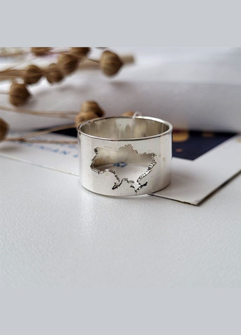 Кольцо серебряное женское кольцо без камней Моя Украина серебро 925 17 размер 49001 5.20г No Brand (306743030)