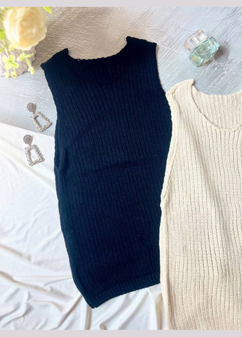 Очень нежная и приятная для тела Вязаная майка-сетка 🖤🌸Турция No Brand — 336884561