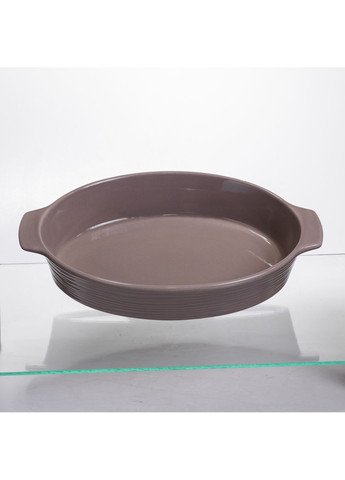 Форма для запікання керамічна 2 л, какао S1286 No Brand (366830664)