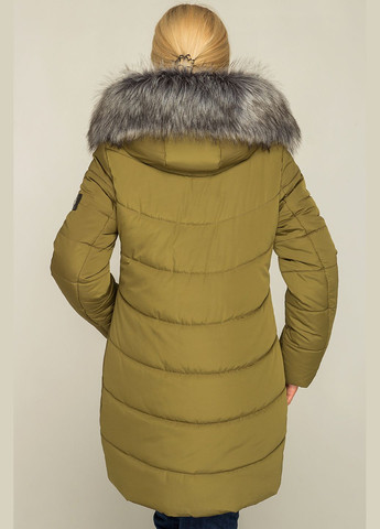 Оливкова (хакі) зимня зимова куртка simona хакі MioRichi