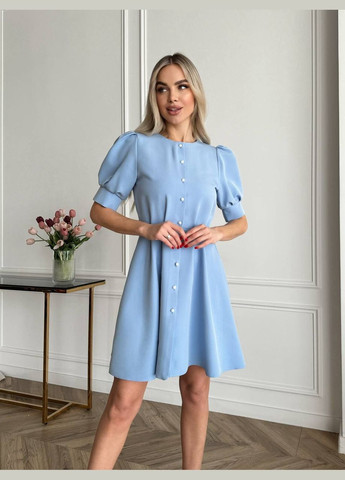 Голубое женское платье Osoblyva