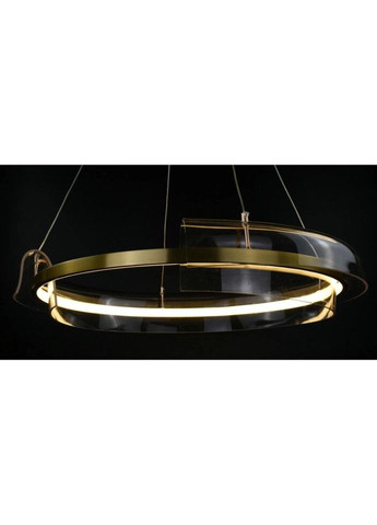 Люстра світлодіодна підвісна LED світильник для квартири на стелю ледве 26891 Латунь 30-150х60х60 см. Sunnysky (324396517)