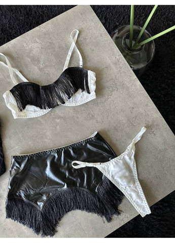 Чорний демісезонний жіночий рольовий костюм | чорна пристрасть Vital-Textile 134/20