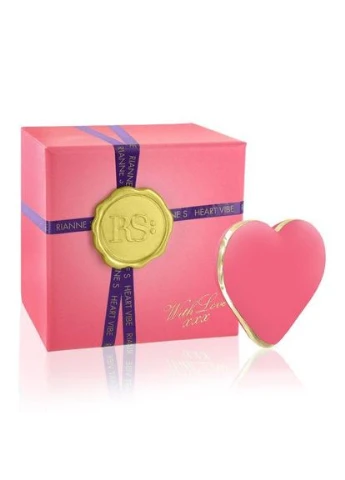 Вібратор Heart, 5,5 см (рожевий) RIANNE S (374623583)