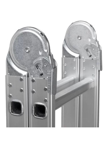 Алюмінієва драбина-трансформер PRO HD (4x4 сходинок) алюмінієва 4-секційна (24691) КВІТКА (315765421)