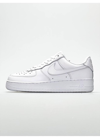 КРОССОВКИ ЖЕНСКИЕ NIKE AIR FORCE 1 CLASSIC WHITE 2 НАЙК АИР ФОРС 1 ПРЕМИУМ No Brand белые демисезоны (367177610)