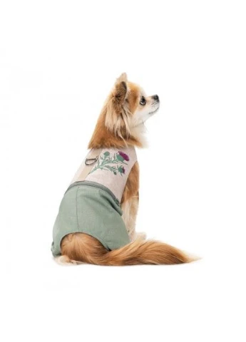 Шлей-костюм для собак Patrik светло-серый, размер (*) Pet Fashion (323153955)