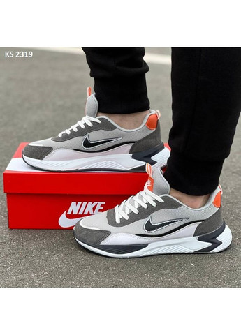 Сірі Осінні кросівки чоловічі nike air gray bright найк аір No Brand