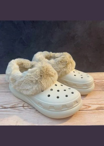 Крокс с Мехом Классик Платформа Женские Classic Platform Lined Clog Crocs (315800966)
