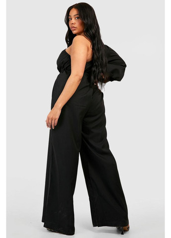 Комбінезон Boohoo однотонний чорний