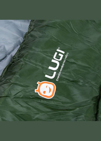 Спальный мешок (190+30)*75 см с капюшоном, хаки LUGI (316473532)