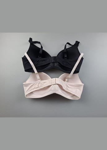 Чорний комплект із 2х бюстгальтерів C&A без кісточок поліамід, еластан