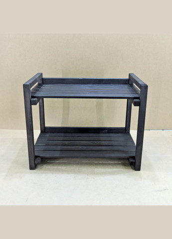 Этажерка разборная из дерева Бристоль 2 венге (МЕБ-000226) No Brand (327845127)