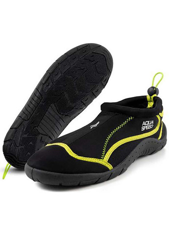 Аквашузи AQUA SHOE MODEL 28B 9167 чорний, жовтий Aqua Speed (367586875)