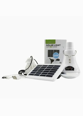 Лампа светодиодная аккумуляторная CL-508 с солнечной панелью 10 Вт 5600 K 6В Led Solar Emergency Bulb VHG (334305101)