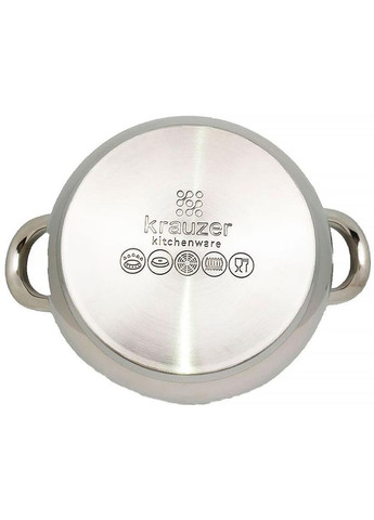 Каструля Palladium Soft з кришкою 18 см 2.5 л арт. 78461 Krauzer (361076926)