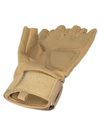 Перчатки беспалые с косточками Каучуковые Outdoor Tactics Fox Outdoor (326516949)
