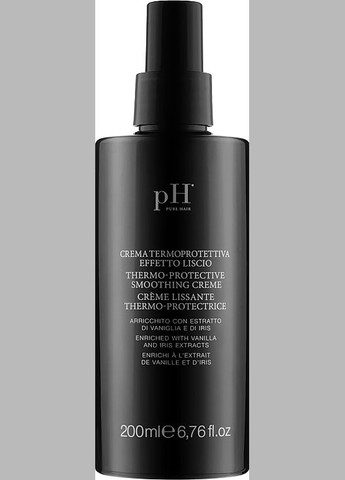 Термозахисний крем для гладкості волосся pH Flower Cream 200ml (587269-124121) Ph Laboratories (368624137)