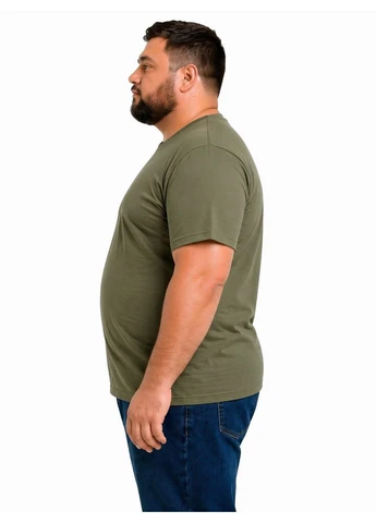 Оливковая мужская футболка valueweight базовая классическая 100% хлопок, размер 3xl, оливковая Fruit of the Loom Футболка