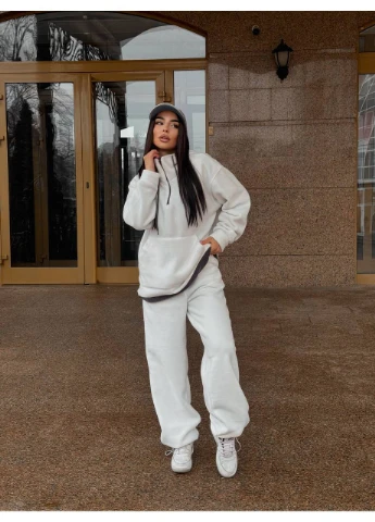 Стильный тёплый костюм спортивный флис No Brand (374000924)