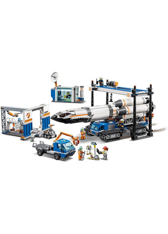 City Площадка для уборки и транспорта для перевозки ракеты (60229) Lego (304055277)
