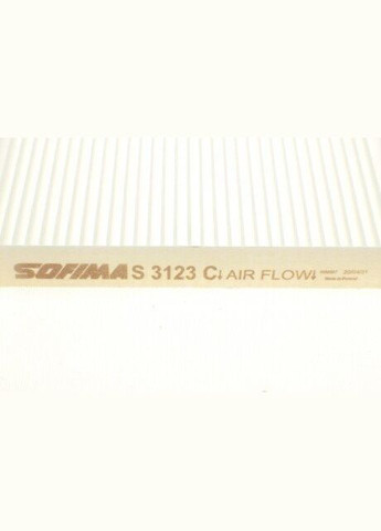 Фільтр салону Honda Accord 2.0-2.4 03-/Civic 1.3HYBRID-2.4 06-/CR-V 1.6-2.2 07 S 3123 C (opt-om) Sofima (354765024)