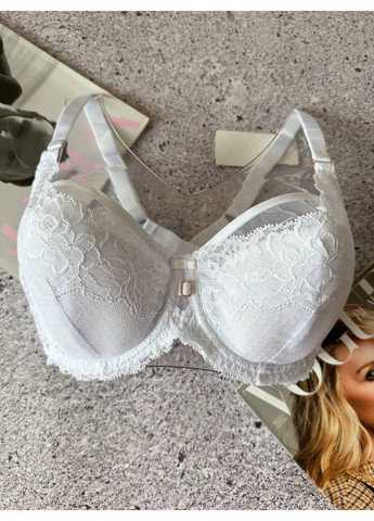 Белый кружевной мягкий бюстгальтер белый Lanny Mode