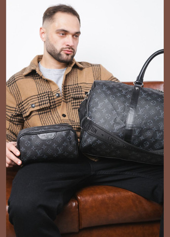 Дорожня сумка ніжки із пластику Сумка-месенджер у подарунок чорний (В01001В-21) No Brand (306634061)