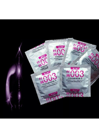 Набор ультратонких презервативов 0,03 мм с ребристой текстурой, Gold (в упаковке12 шт) Muaisi (289466028)