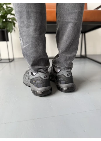 Чорні літні кросівки asics gel-sonoma 15-50 dark grey black gore-tex асікс гель сонома No Brand